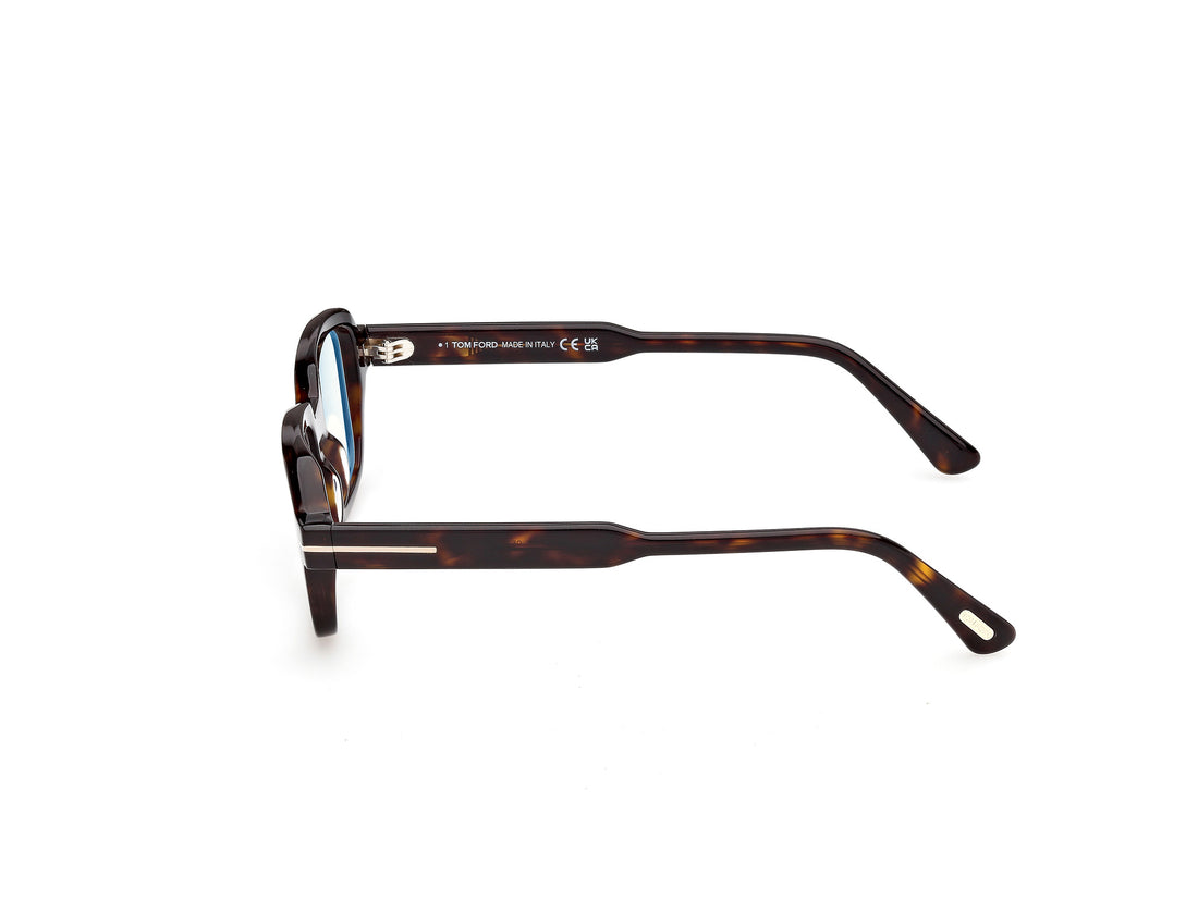 Lunettes de vue tom ford ft6123-b 052 havana geometric masculino taille 48mm - Vue détaillée