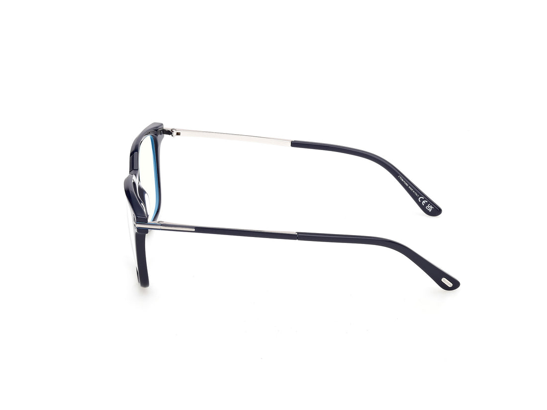Lunettes de vue tom ford ft6124-b 090 azul square masculino taille 53mm - Vue détaillée