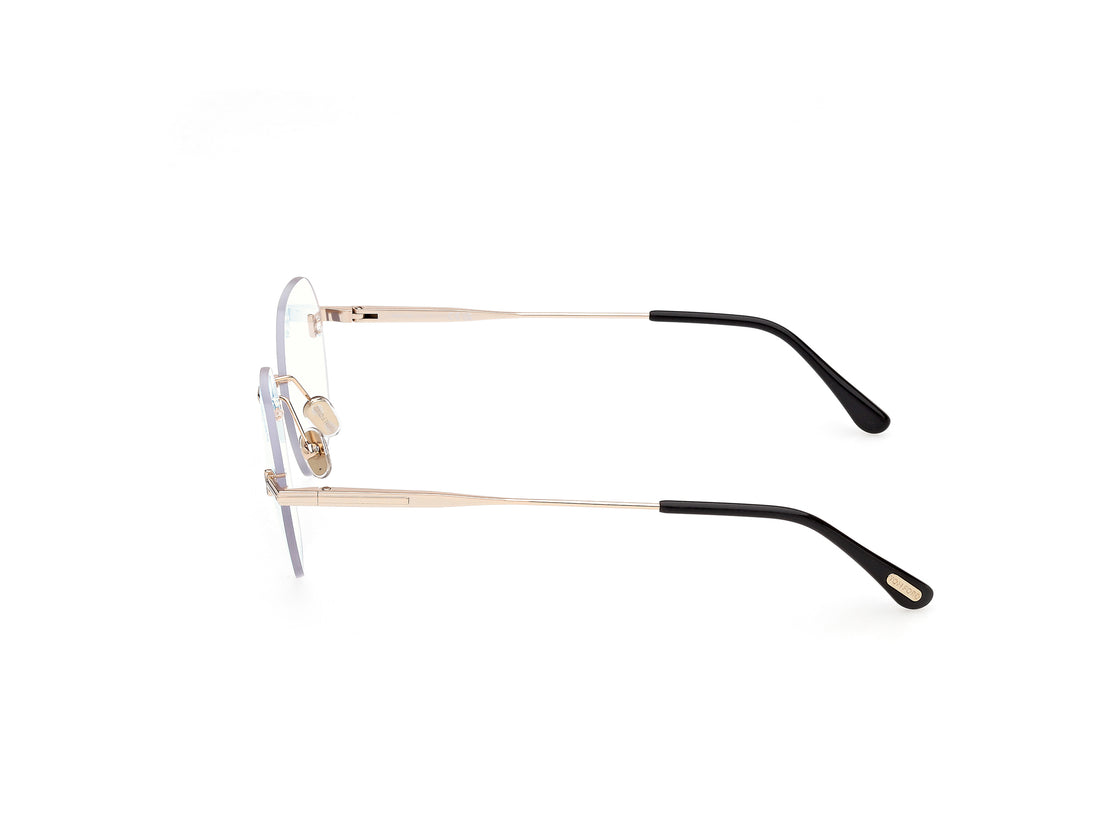 Lunettes de vue tom ford ft6126-b 028 dorado geometric masculino taille 52mm - Vue détaillée