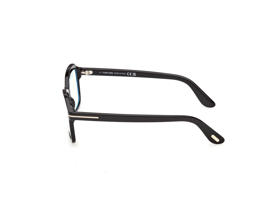 Gafas graduadas tom ford ft6129-b 001 negro rectangular femenino talla 54mm - Vista de detalle