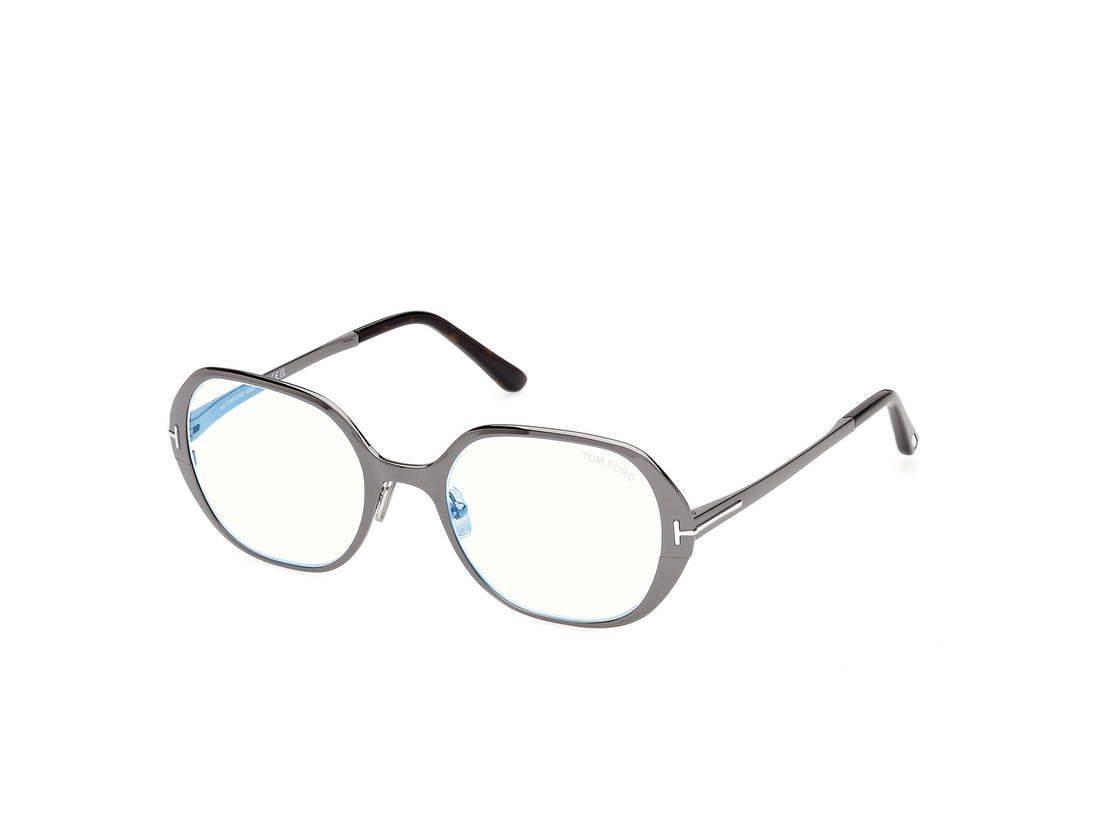 Lunettes de vue tom ford ft6137-b 008 plateado geometric femenino taille 52mm - Vue principale