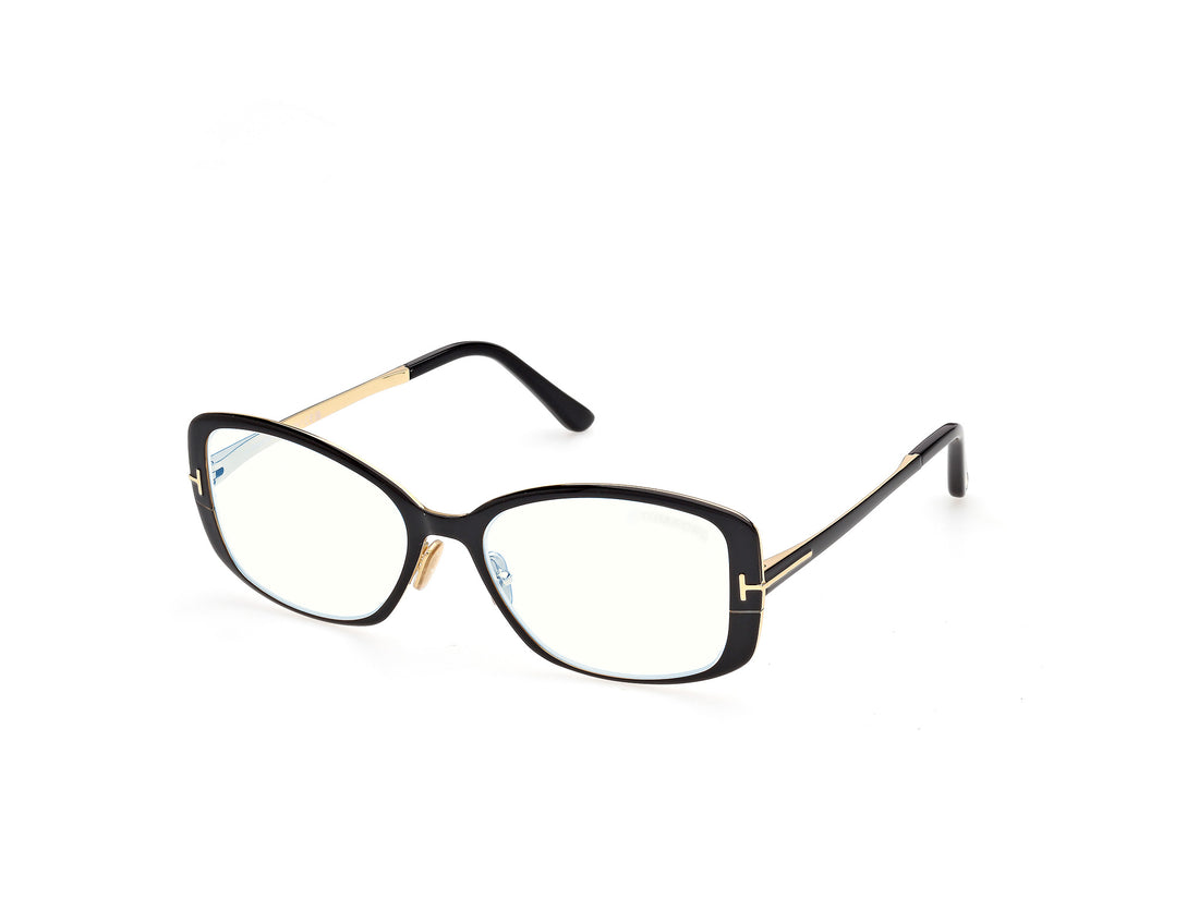 Lunettes de vue tom ford ft6138-b 001 negro rectangular femenino taille 54mm - Vue principale