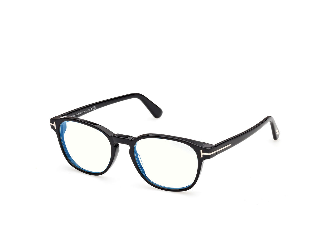Occhiali da vista tom ford ft6169-b 001 negro round masculino taglia 51mm - Vista principale
