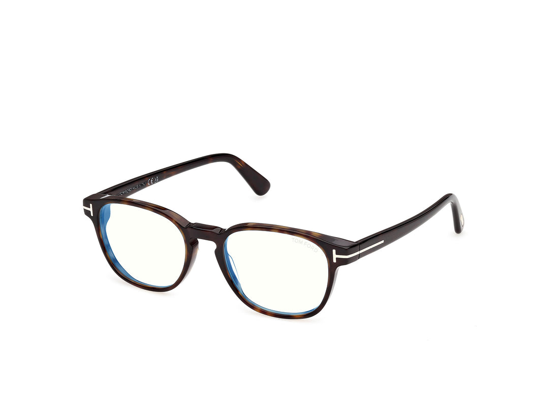 Occhiali da vista tom ford ft6169-b 052 havana round masculino taglia 51mm - Vista principale