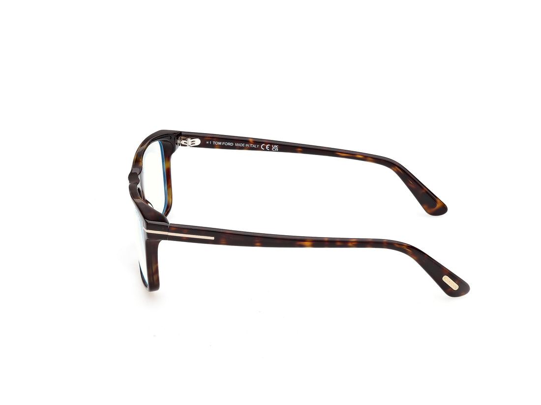 Occhiali da vista tom ford ft6170-b 052 havana rectangular masculino taglia 56mm - Vista dettagliata