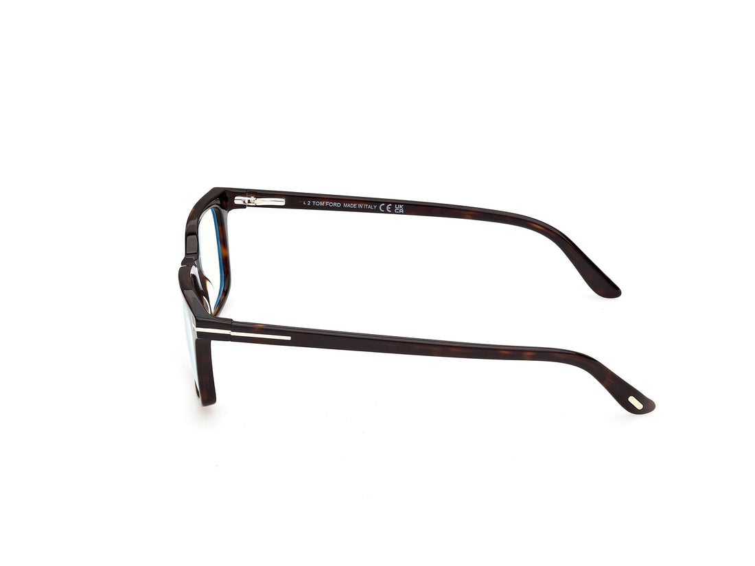 Occhiali da vista tom ford ft6175-b 052 havana rectangular masculino taglia 53mm - Vista dettagliata