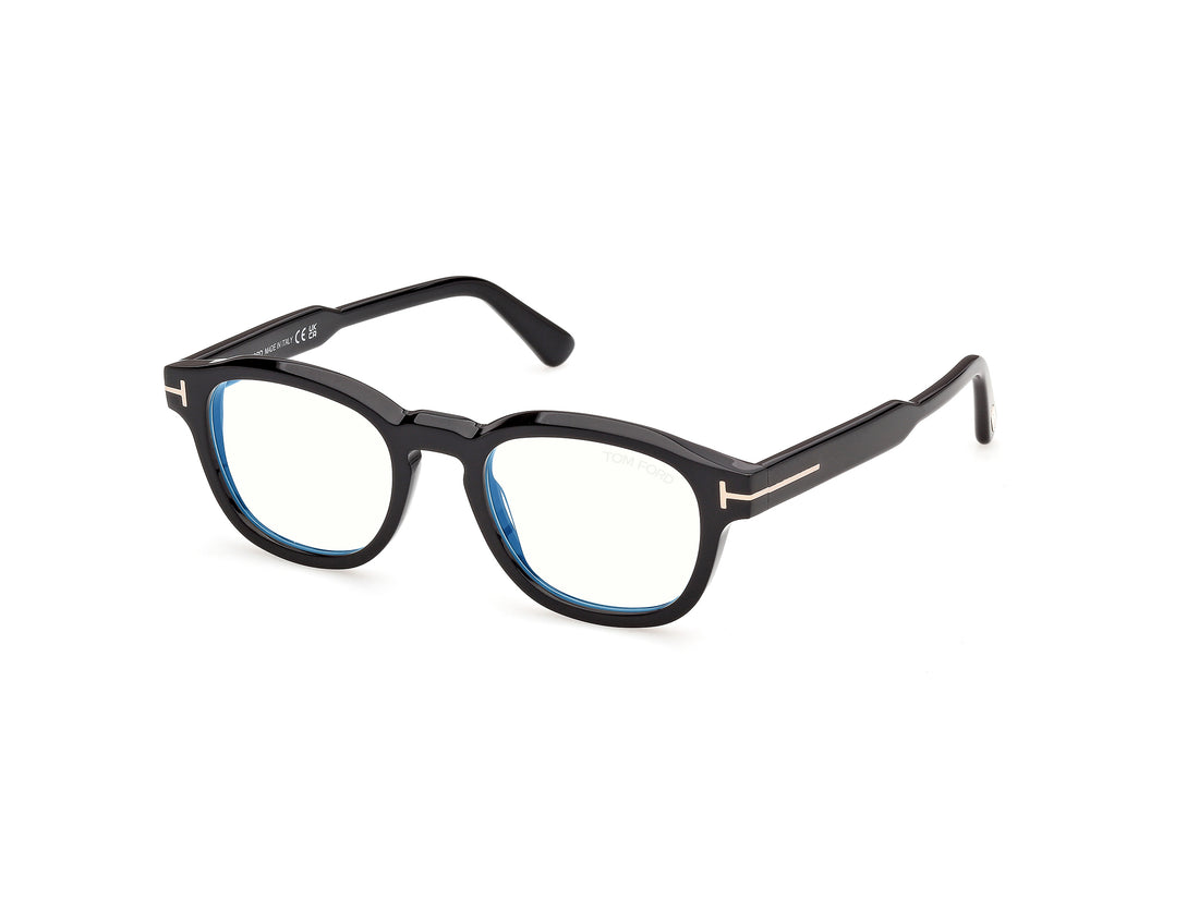 Brillen tom ford ft6181-b 001 negro round masculino größe 49mm - Hauptansicht