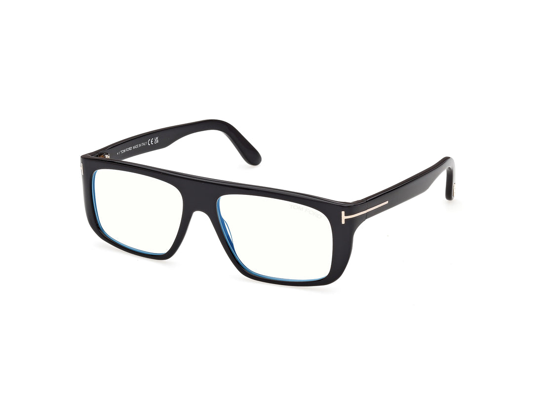 Brillen tom ford ft6182-b 001 negro pilot masculino größe 56mm - Hauptansicht