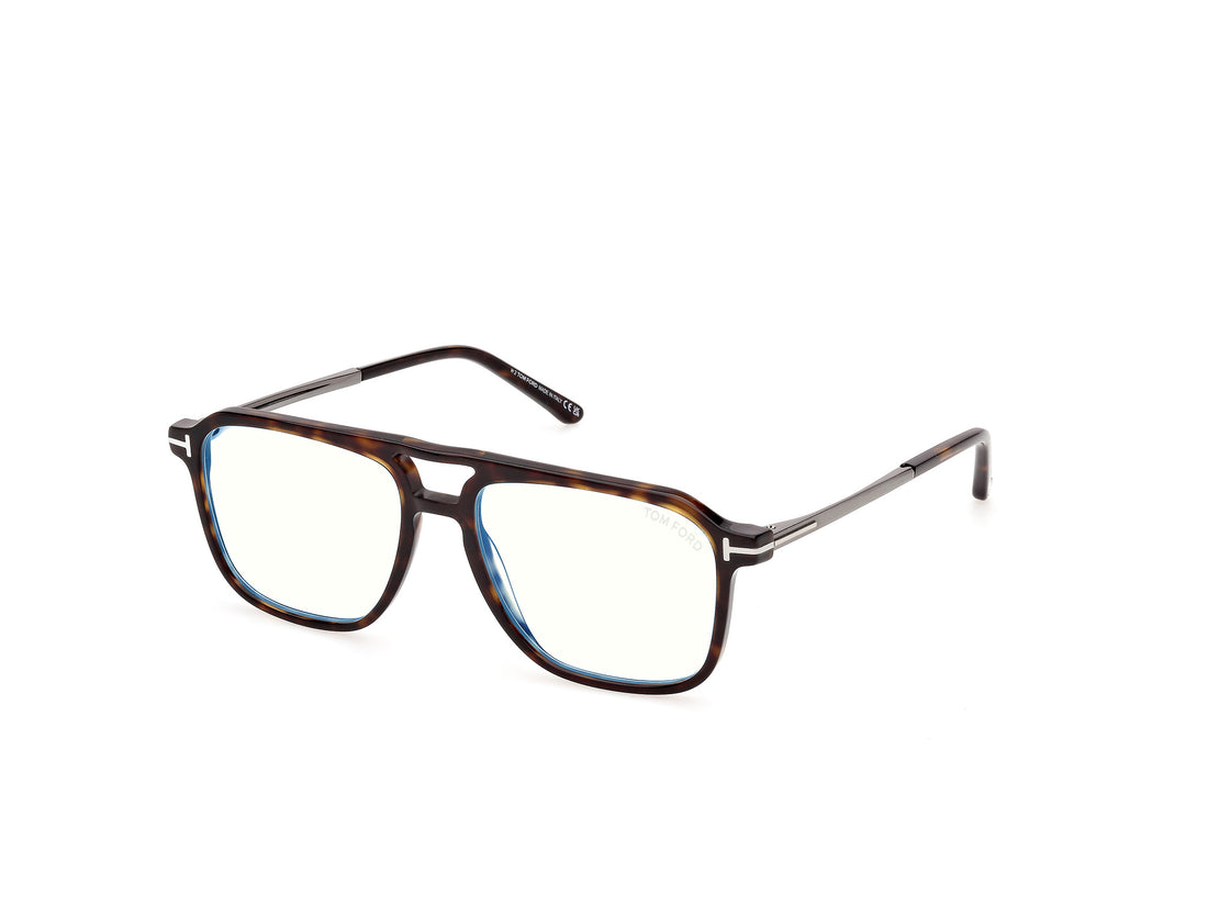 Brillen tom ford ft6183-b 052 havana navigator masculino größe 54mm - Hauptansicht