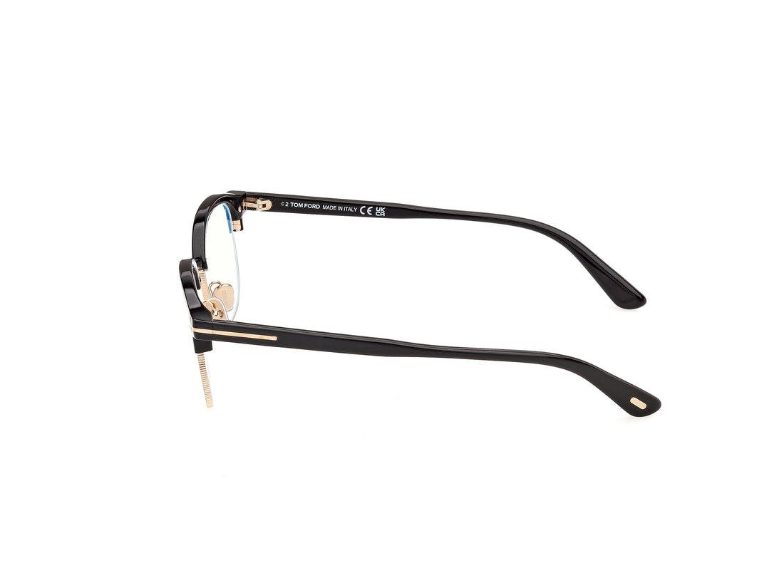 Brillen tom ford ft6185-b 001 negro browline masculino größe 50mm - Detailansicht