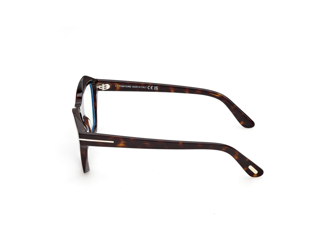 Brillen tom ford ft6192-b 052 havana geometric femenino größe 55mm - Detailansicht