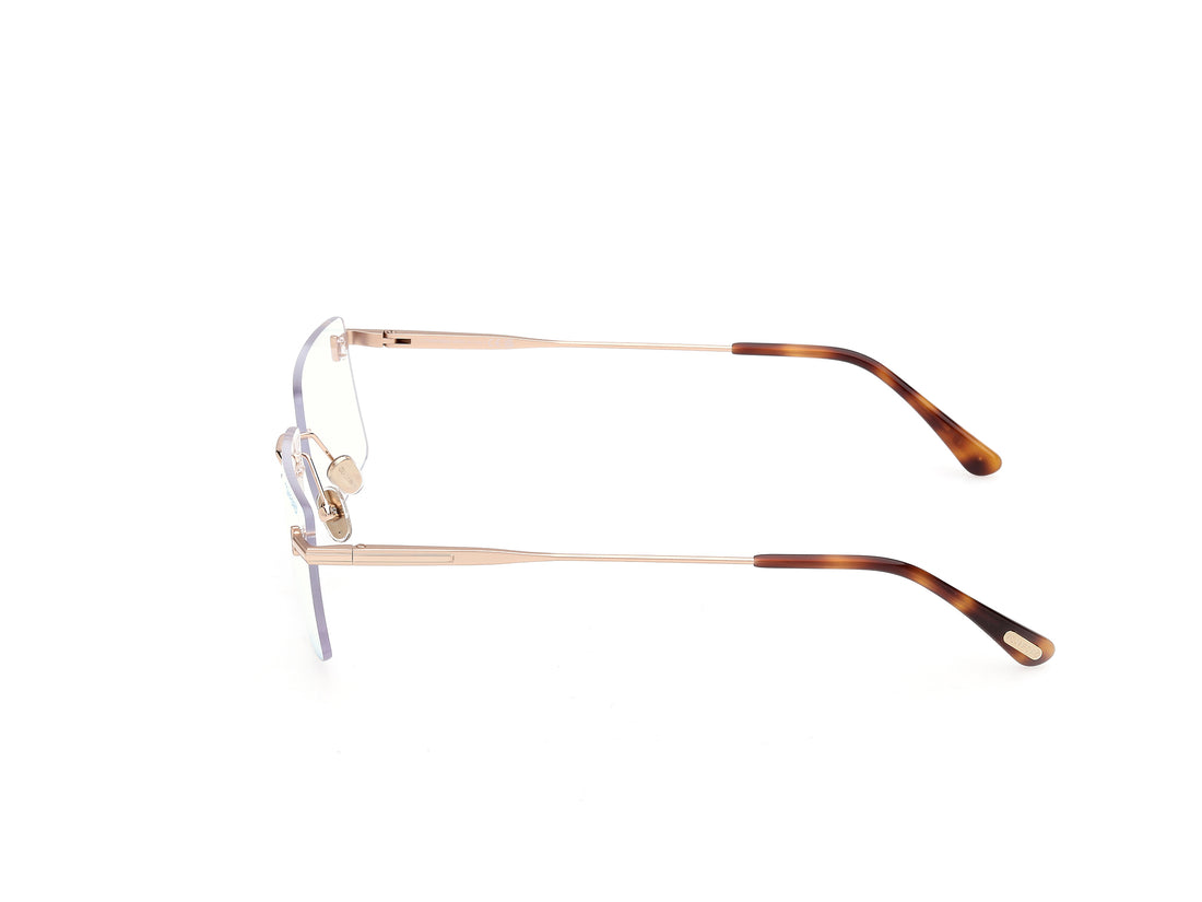 Brillen tom ford ft6197-b 028 dorado rectangular masculino größe 58mm - Detailansicht