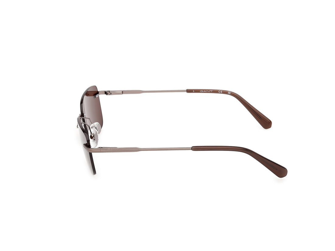 Occhiali da sole gant ga00040 36e bronce rectangular masculino taglia 57mm - Vista dettagliata