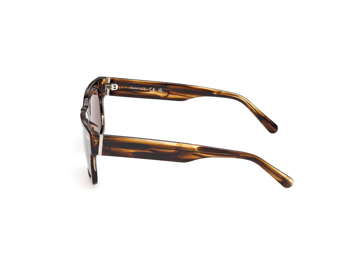 Óculos de sol gant ga00042 56j havana square masculino tamanho 54mm - Vista de detalhe