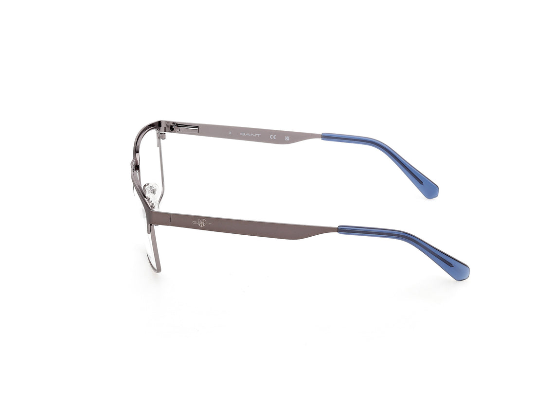 Occhiali da vista gant ga50049 013 plateado square masculino taglia 57mm - Vista dettagliata