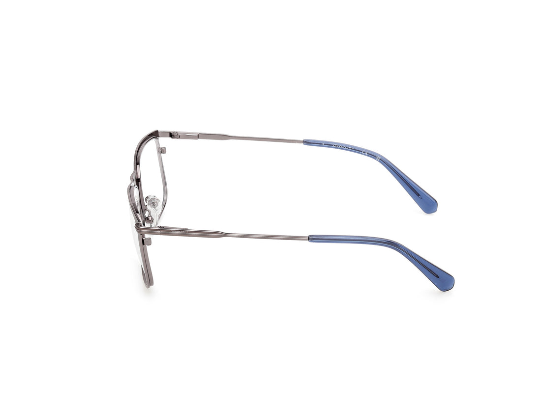 Occhiali da vista gant ga50052 013 plateado rectangular masculino taglia 58mm - Vista dettagliata