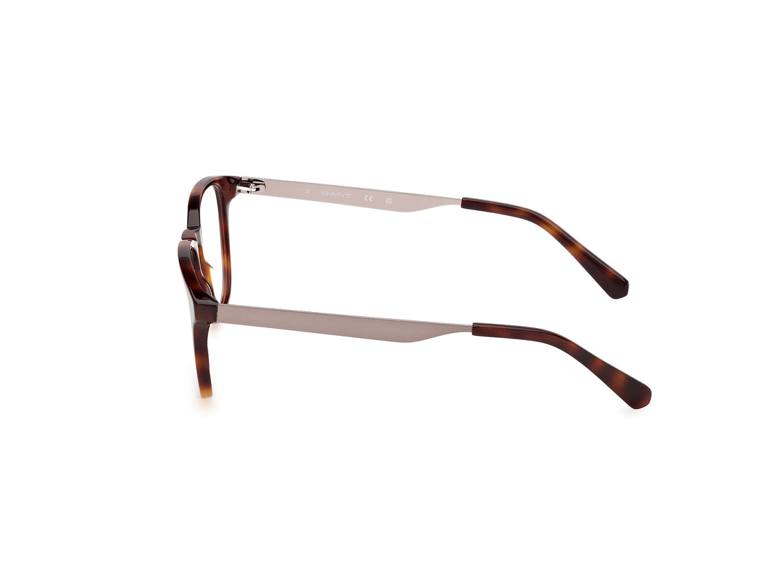 Occhiali da vista gant ga50077 052 havana square unisex taglia 54mm - Vista dettagliata