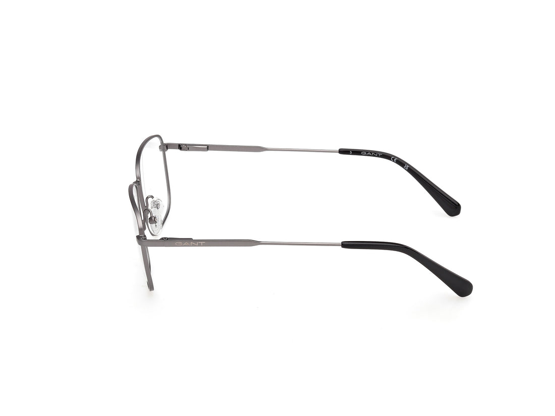Occhiali da vista gant ga50084 009 plateado square masculino taglia 57mm - Vista dettagliata