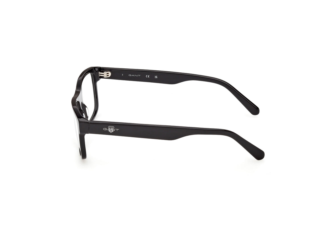 Óculos graduados gant ga50089 001 negro rectangular masculino tamanho 57mm - Vista de detalhe