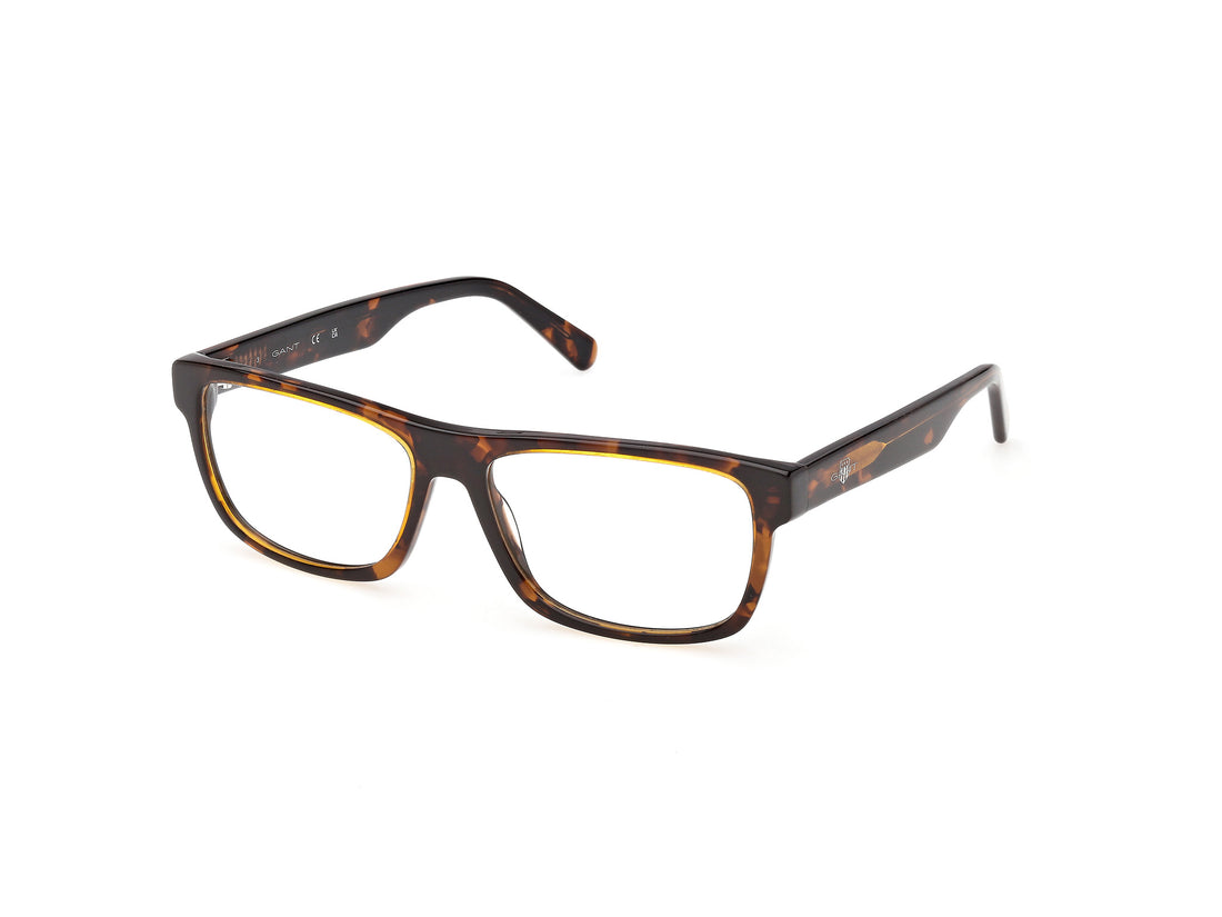 Óculos graduados gant ga50089 052 havana rectangular masculino tamanho 57mm - Vista principal