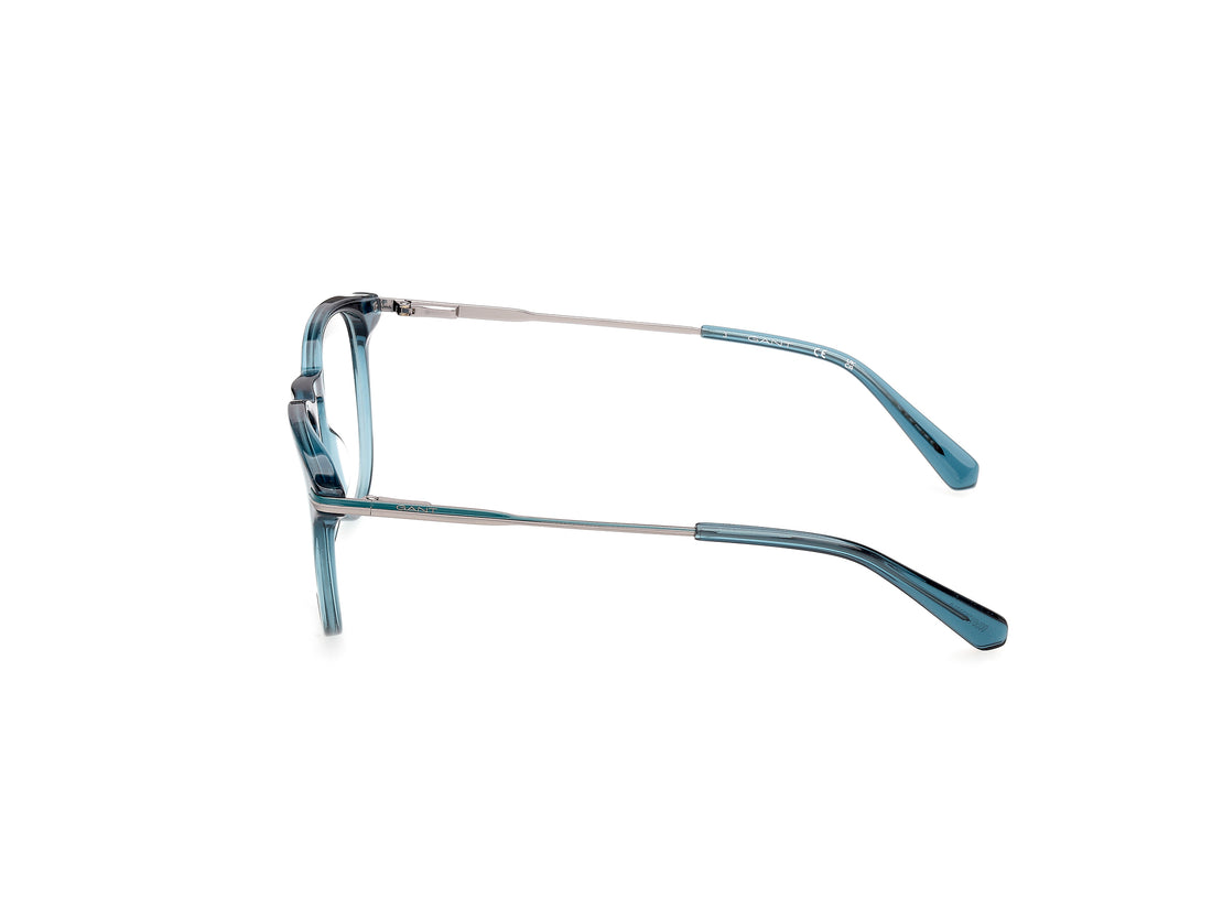 Occhiali da vista gant ga50092 096 verde round masculino taglia 51mm - Vista dettagliata