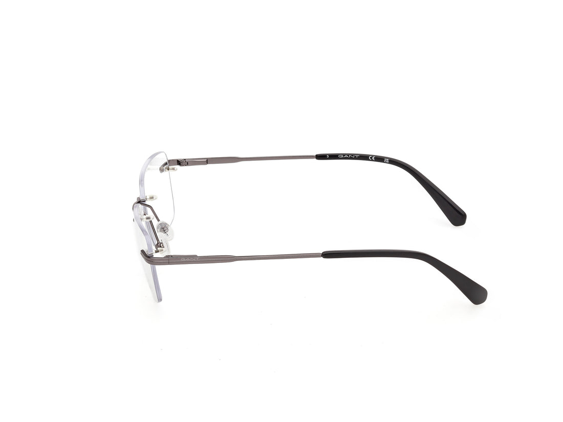 Occhiali da vista gant ga50105 008 plateado rectangular masculino taglia 57mm - Vista dettagliata