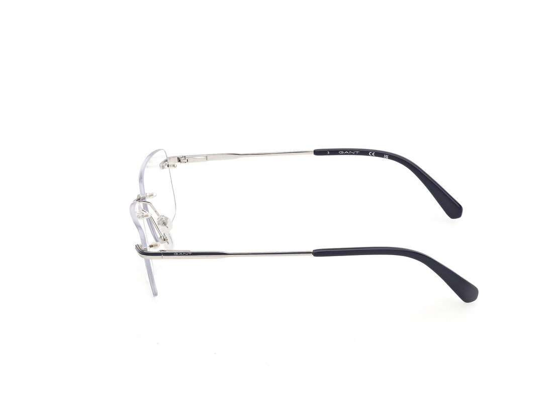 Occhiali da vista gant ga50105 016 plateado rectangular masculino taglia 57mm - Vista dettagliata
