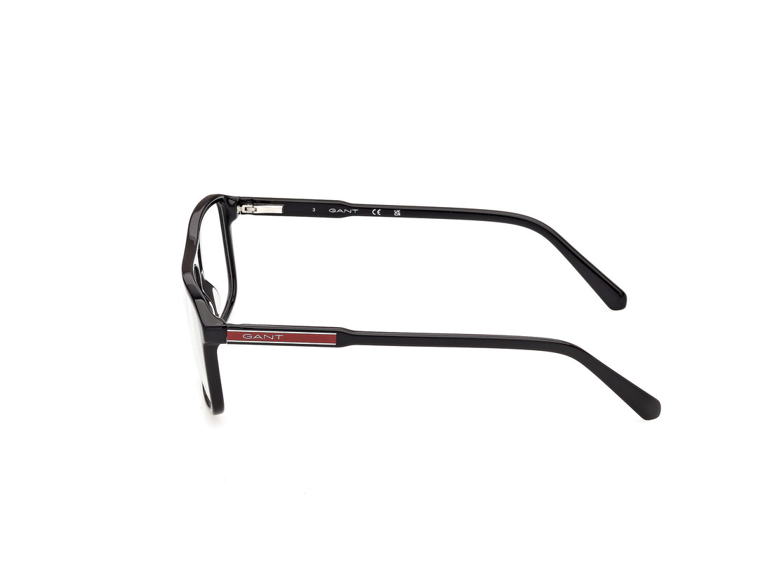 Occhiali da vista gant ga50110 001 negro geometric masculino taglia 56mm - Vista dettagliata