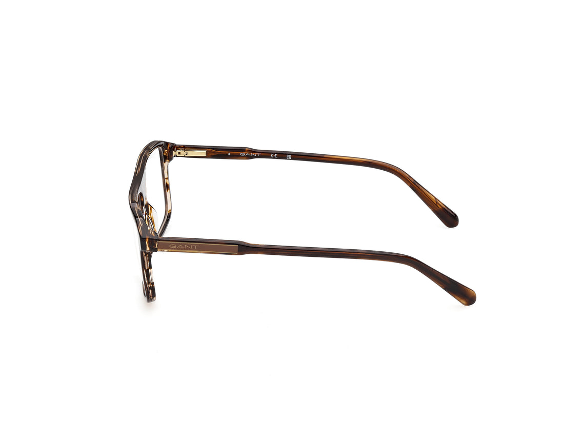 Occhiali da vista gant ga50110 056 havana geometric masculino taglia 56mm - Vista dettagliata