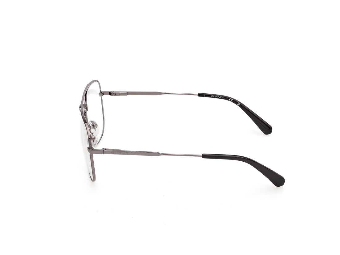Occhiali da vista gant ga50113 008 plateado navigator masculino taglia 57mm - Vista dettagliata