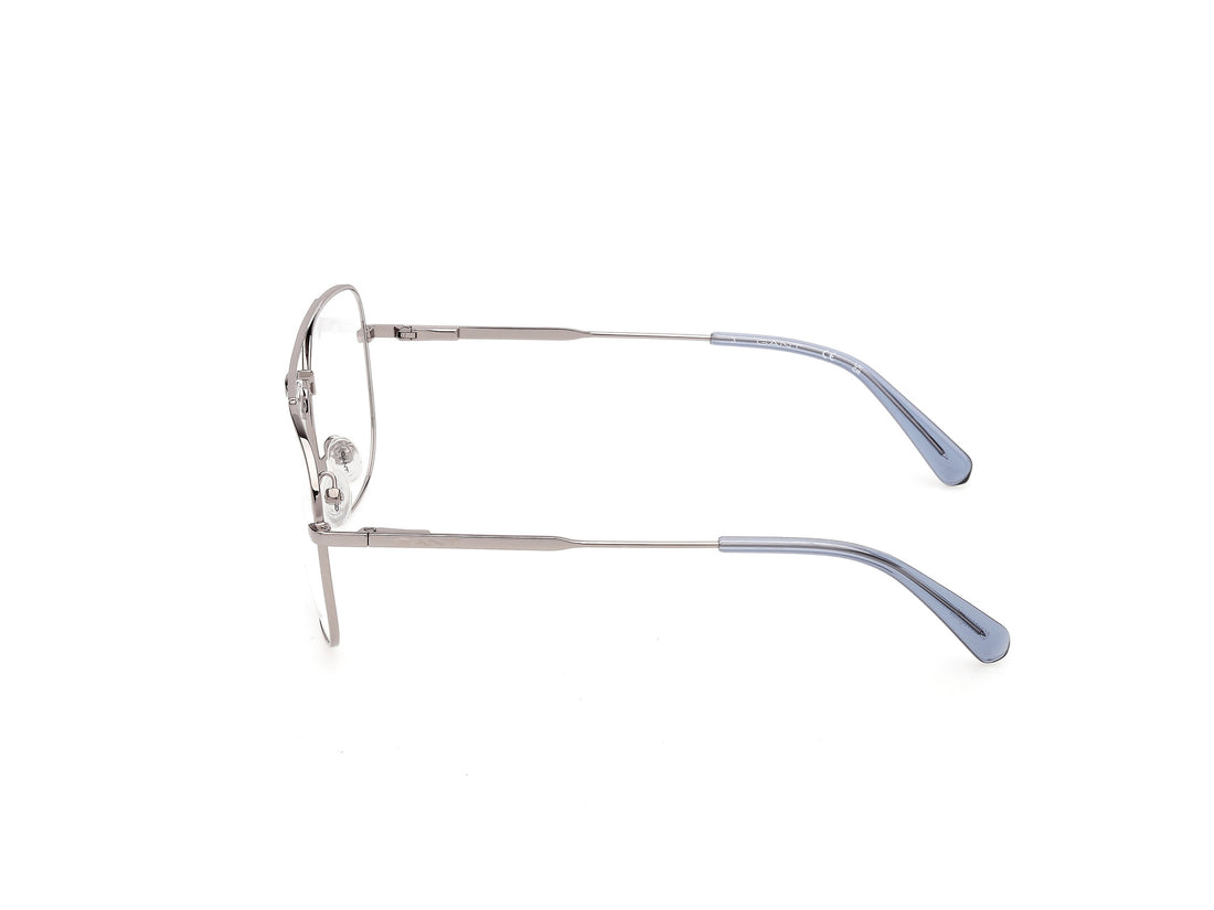 Occhiali da vista gant ga50113 014 plateado navigator masculino taglia 57mm - Vista dettagliata