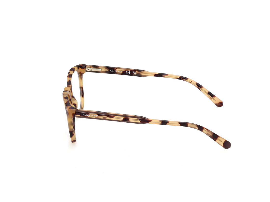 Occhiali da vista gant ga50115 053 havana round masculino taglia 52mm - Vista dettagliata