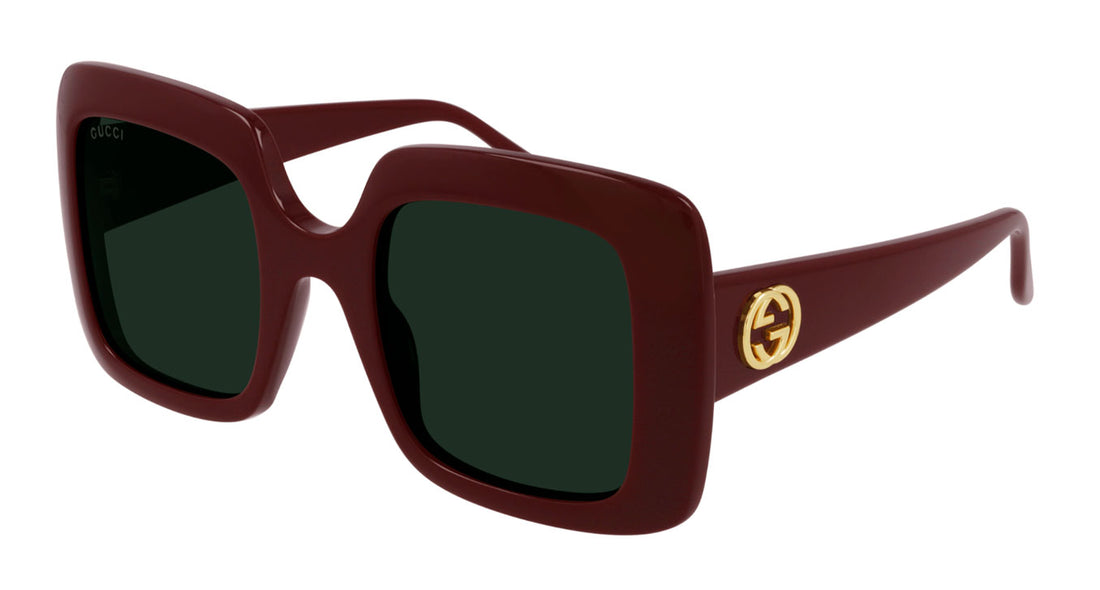 Sunglasses gucci gg0896s 003 rojo square femenino size 52mm - Main view
