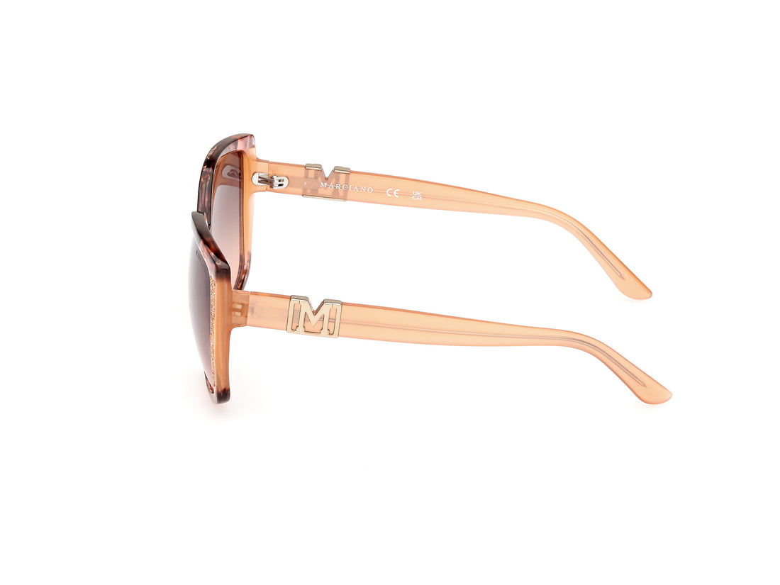 Sonnenbrillen guess by marciano gm00013 44f naranja square femenino größe 59mm - Detailansicht