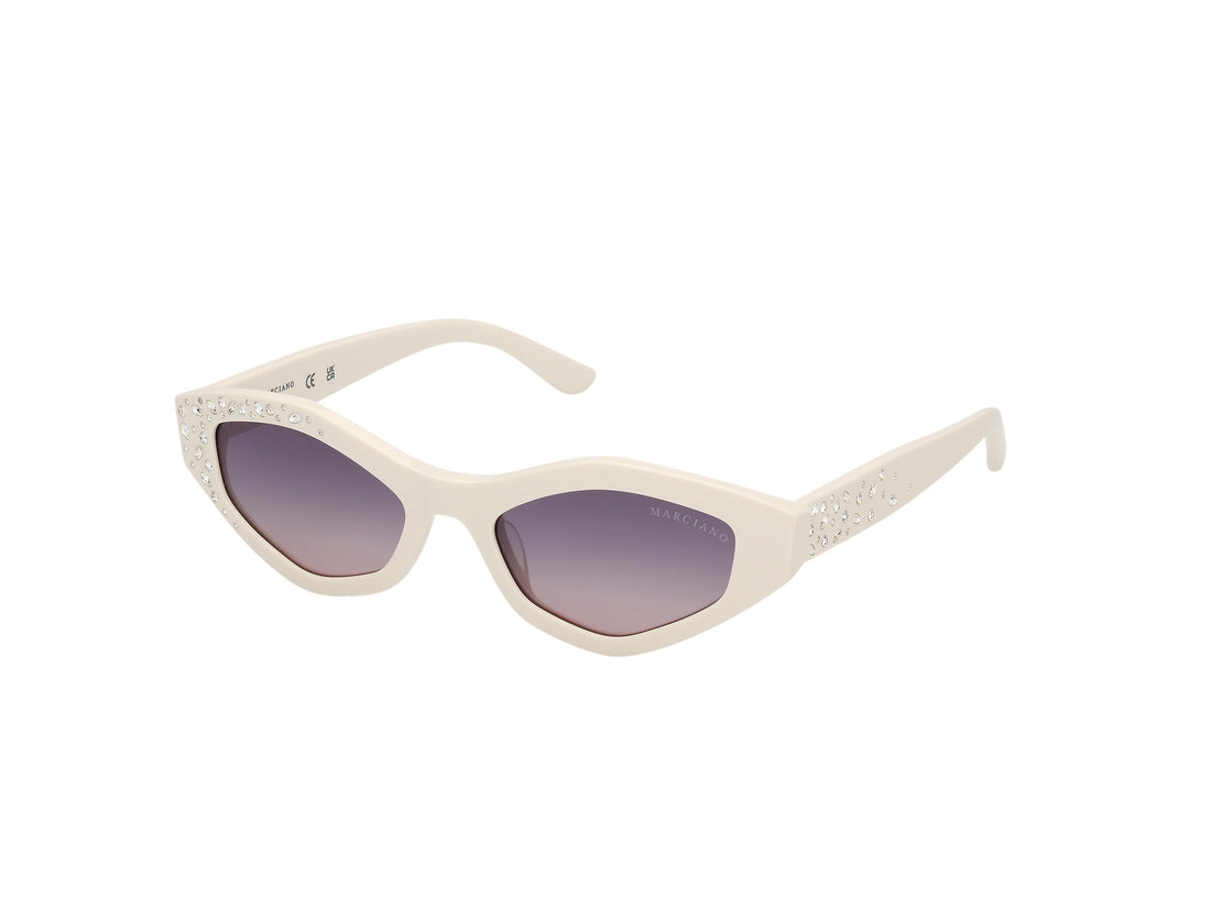 Sonnenbrillen guess by marciano gm00017 21b blanco geometric femenino größe 53mm - Hauptansicht