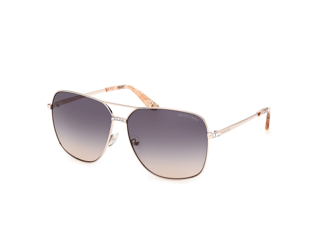 Sonnenbrillen guess by marciano gm00022 32w dorado navigator femenino größe 63mm - Hauptansicht