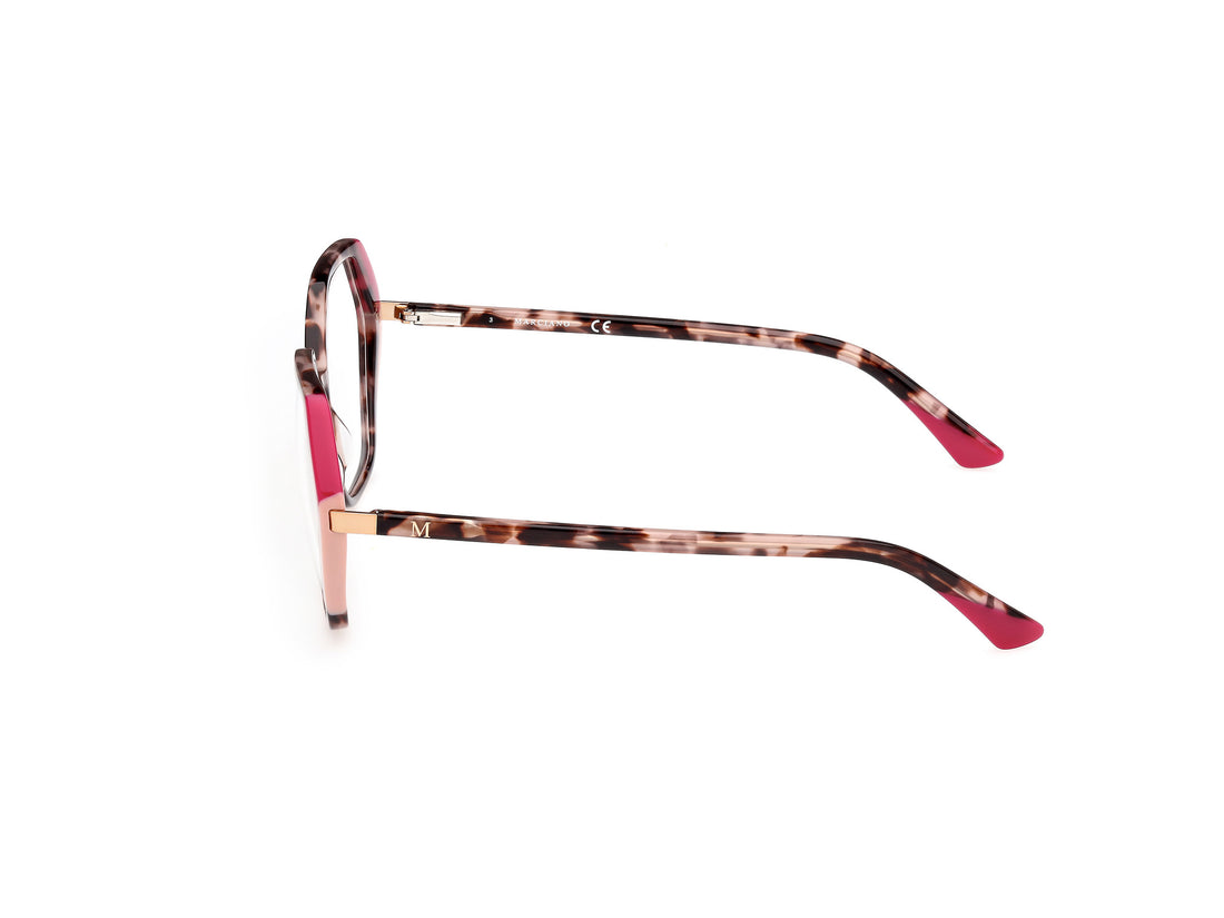 Brillen guess by marciano gm0389 074 rosa geometric femenino größe 55mm - Detailansicht
