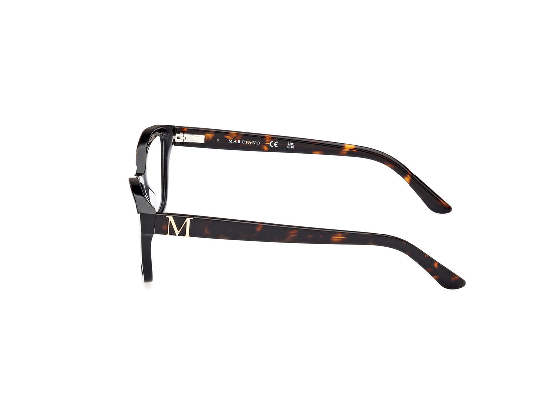 Gafas graduadas guess by marciano gm0397 005 negro square femenino talla 54mm - Vista de detalle