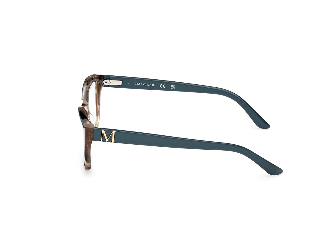 Gafas graduadas guess by marciano gm0397 089 azul square femenino talla 54mm - Vista de detalle