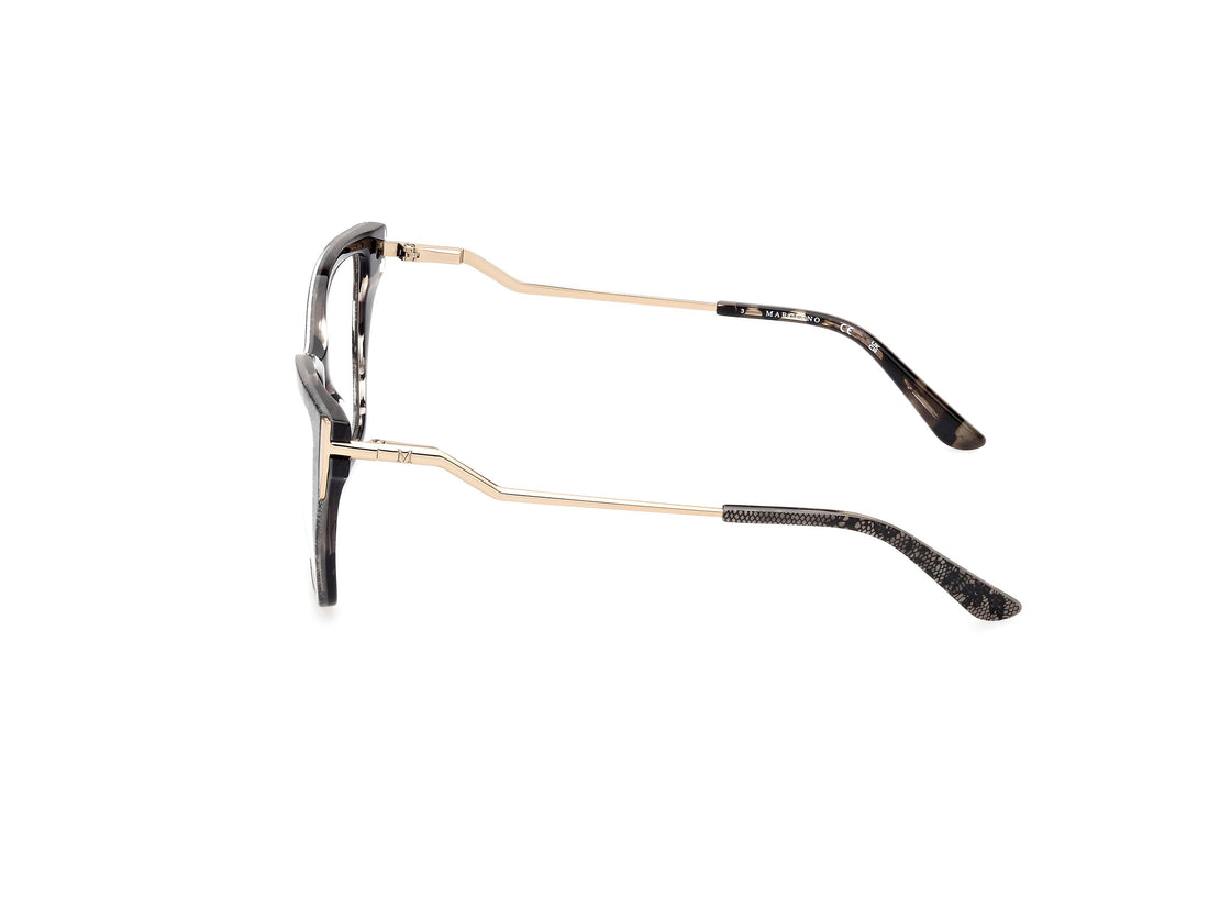 Gafas graduadas guess by marciano gm0399 020 gris square femenino talla 54mm - Vista de detalle