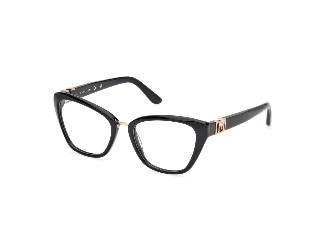 Gafas graduadas guess by marciano gm50003 001 negro butterfly femenino talla 52mm - Vista principal
