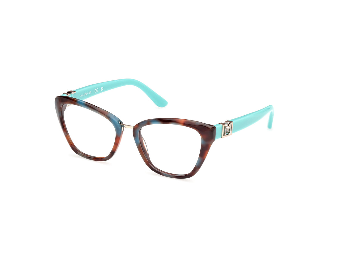 Gafas graduadas guess by marciano gm50003 089 azul butterfly femenino talla 52mm - Vista principal