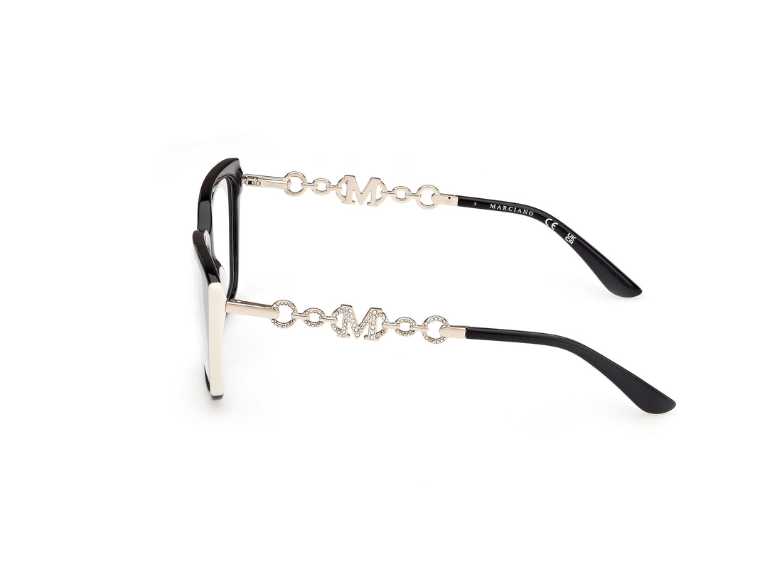 Gafas graduadas guess by marciano gm50007 001 negro square femenino talla 54mm - Vista de detalle