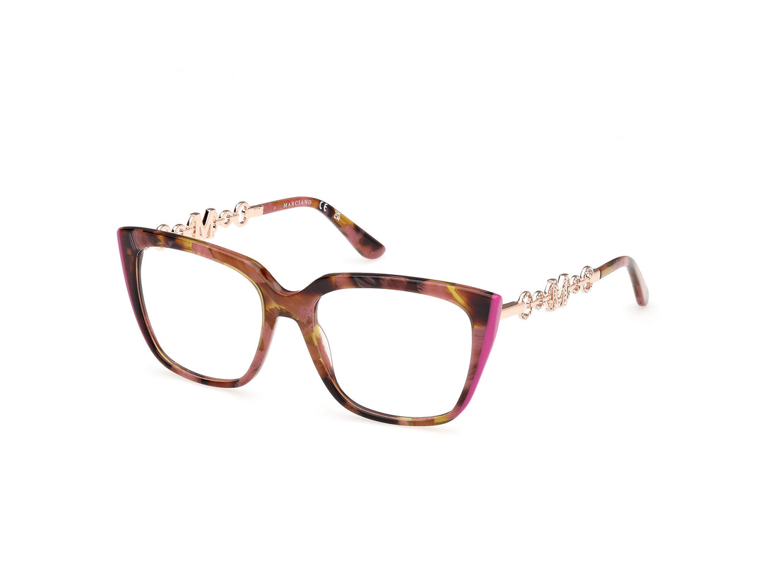 Gafas graduadas guess by marciano gm50007 083 morado square femenino talla 54mm - Vista principal
