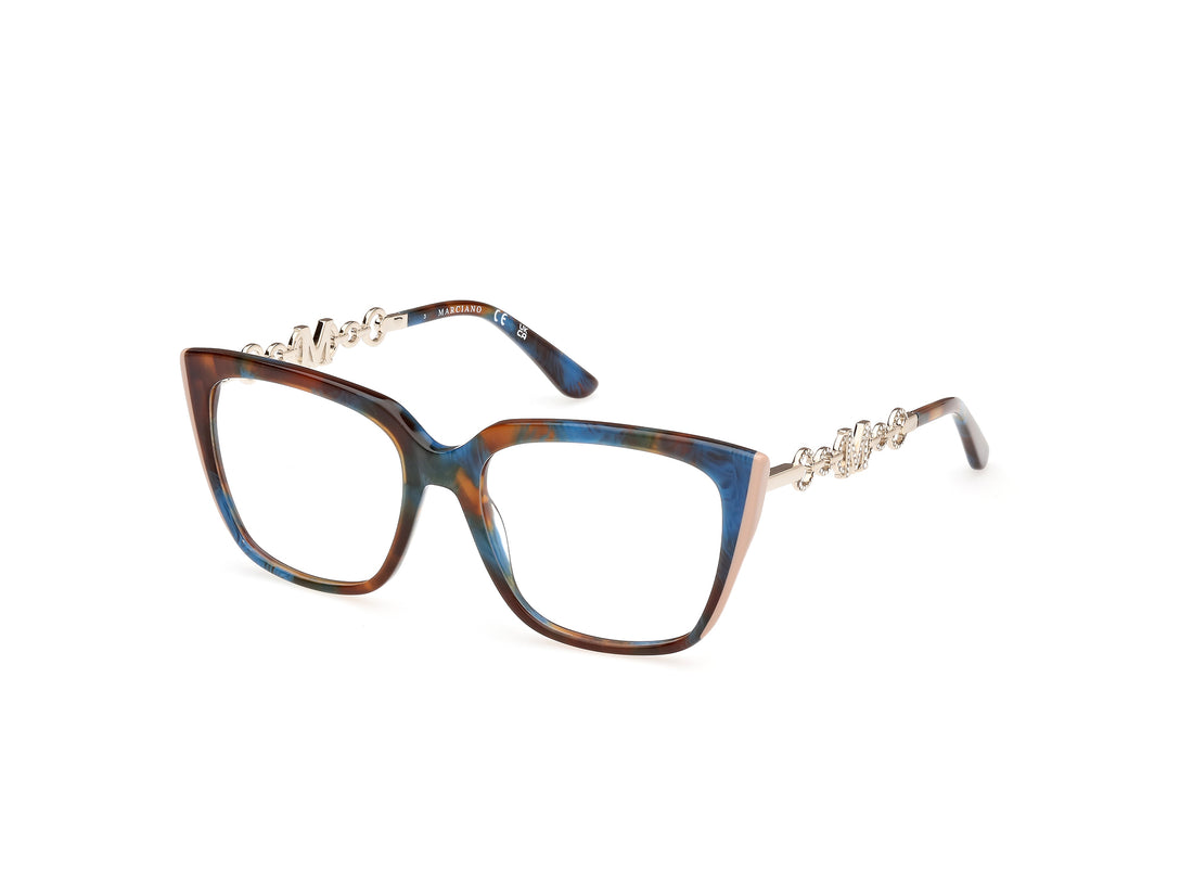 Gafas graduadas guess by marciano gm50007 092 azul square femenino talla 54mm - Vista principal
