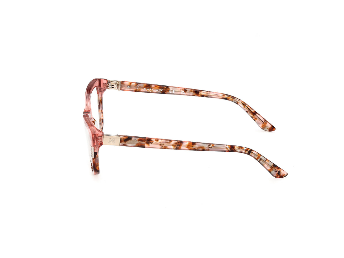 Gafas graduadas guess by marciano gm50010 074 rosa rectangular femenino talla 53mm - Vista de detalle