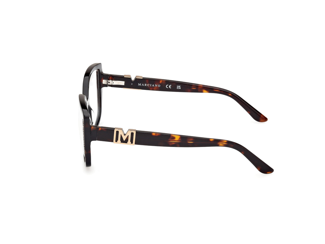 Gafas graduadas guess by marciano gm50012 005 negro square femenino talla 55mm - Vista de detalle