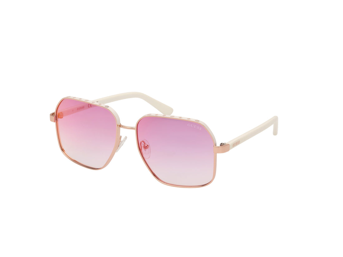 Solglasögon guess gu00107 21z blanco femenino storlek 58mm - Huvudvy