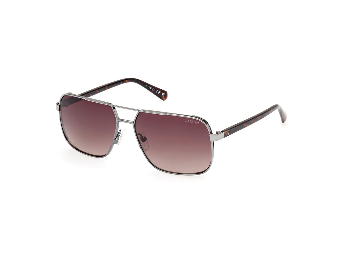 Solglasögon guess gu00119 08f gris masculino storlek 58mm - Huvudvy
