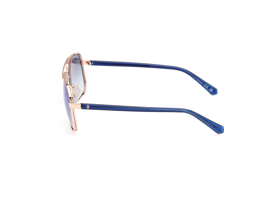Óculos de sol guess gu00119 28x dorado masculino tamanho 58mm - Vista de detalhe